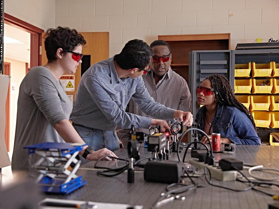 Students in lab